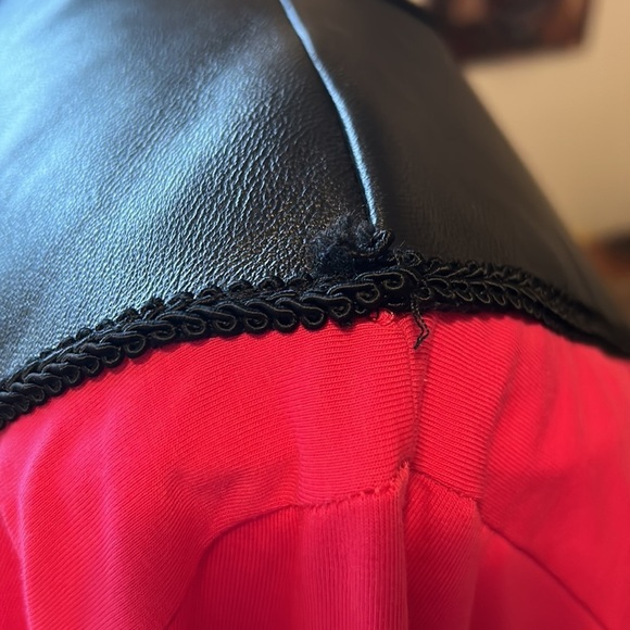 TEYXO Pink Dress Party Shapeless Dress Hot Pink with black collar - Picture 8 of 13